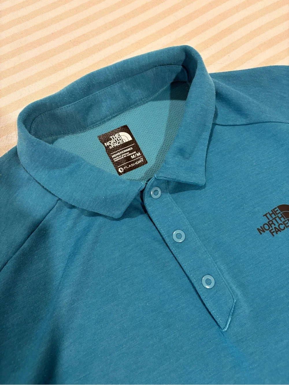 North Face Short-Sleeve Crag Polo Shirt size medium